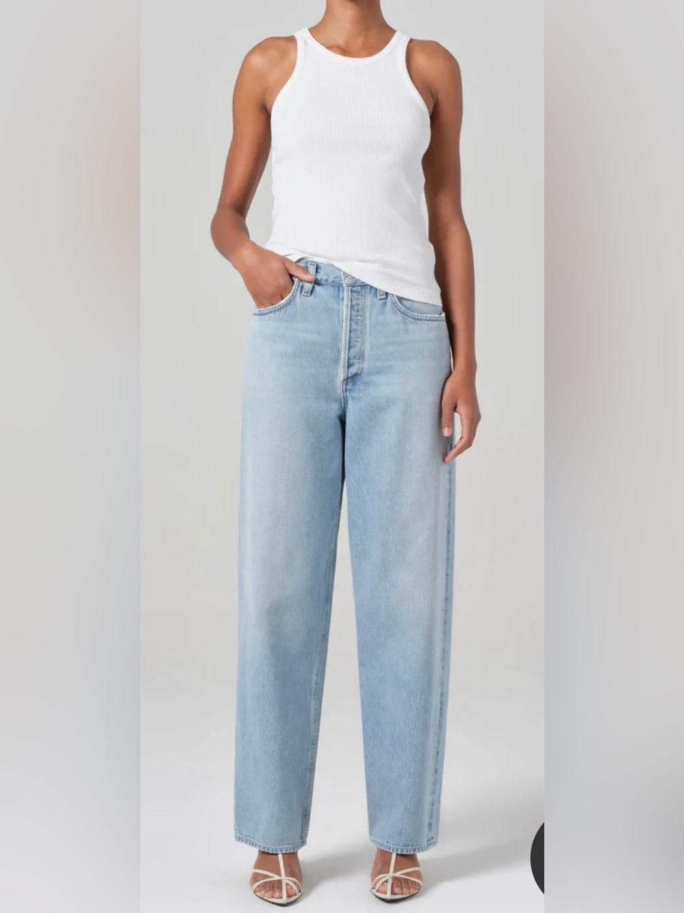 AGolde Henson Jean Baggy Taper Size 26 NWT